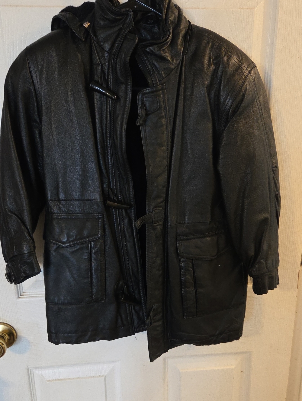 Boy Or Girl Trench Vintage Leather Coat 6/7